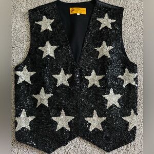 Vintage Star Sequin Vest